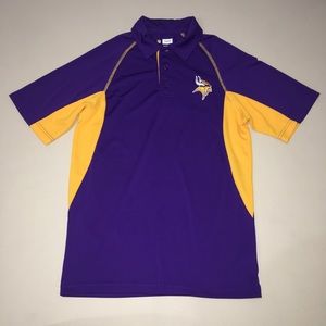 NFL Minnesota Vikings Polo Purple Small